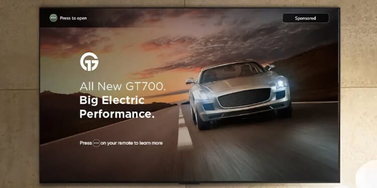 LG smart TVs have started displaying ads when idle