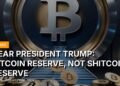 Dear President Trump: Bitcoin Reserve, Not Shitcoin Reserve