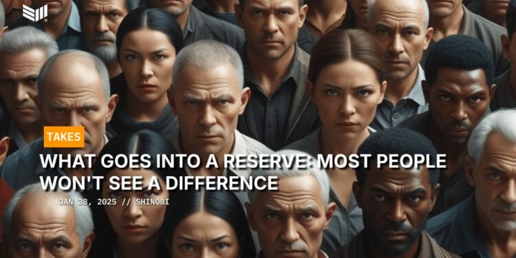 What Goes Into A Reserve: Most People Won't See A Difference