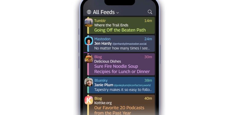 Tapestry Brings Together Bluesky, Mastodon, RSS, and More