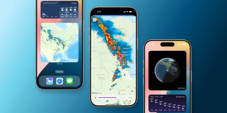 Mercury Weather Update Brings Live Weather Radar